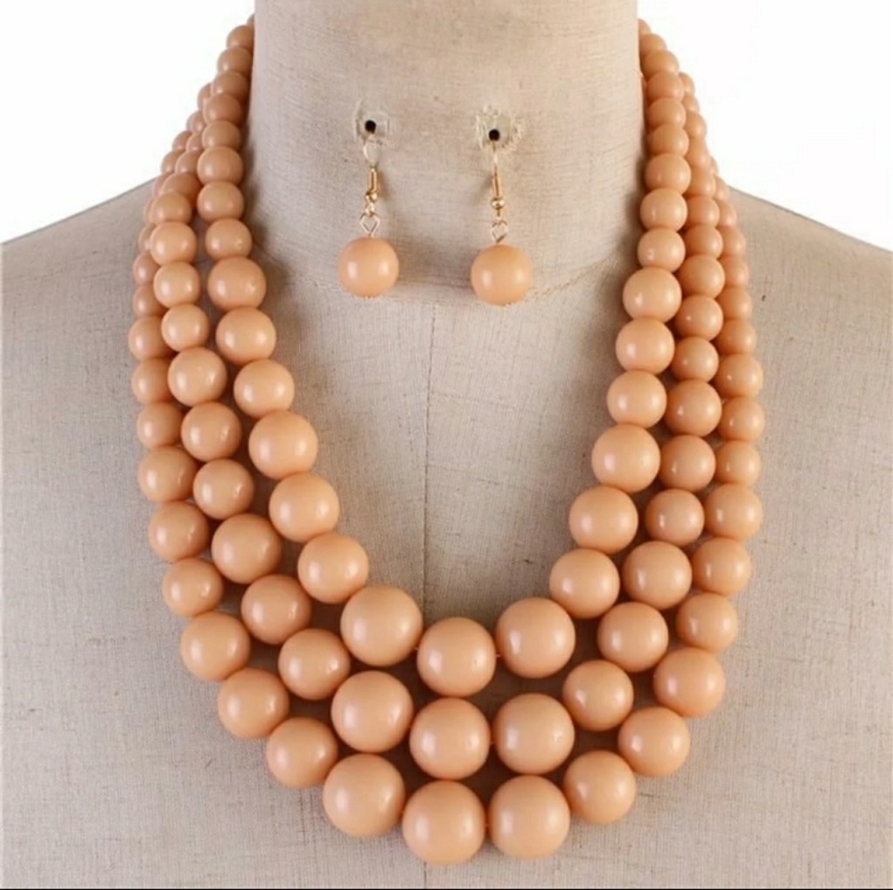 Three Layered Necklace Set
